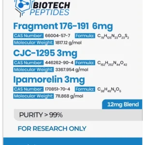 Fragment 176-191 & CJC-1295 & Ipamorelin Blend (12mg)