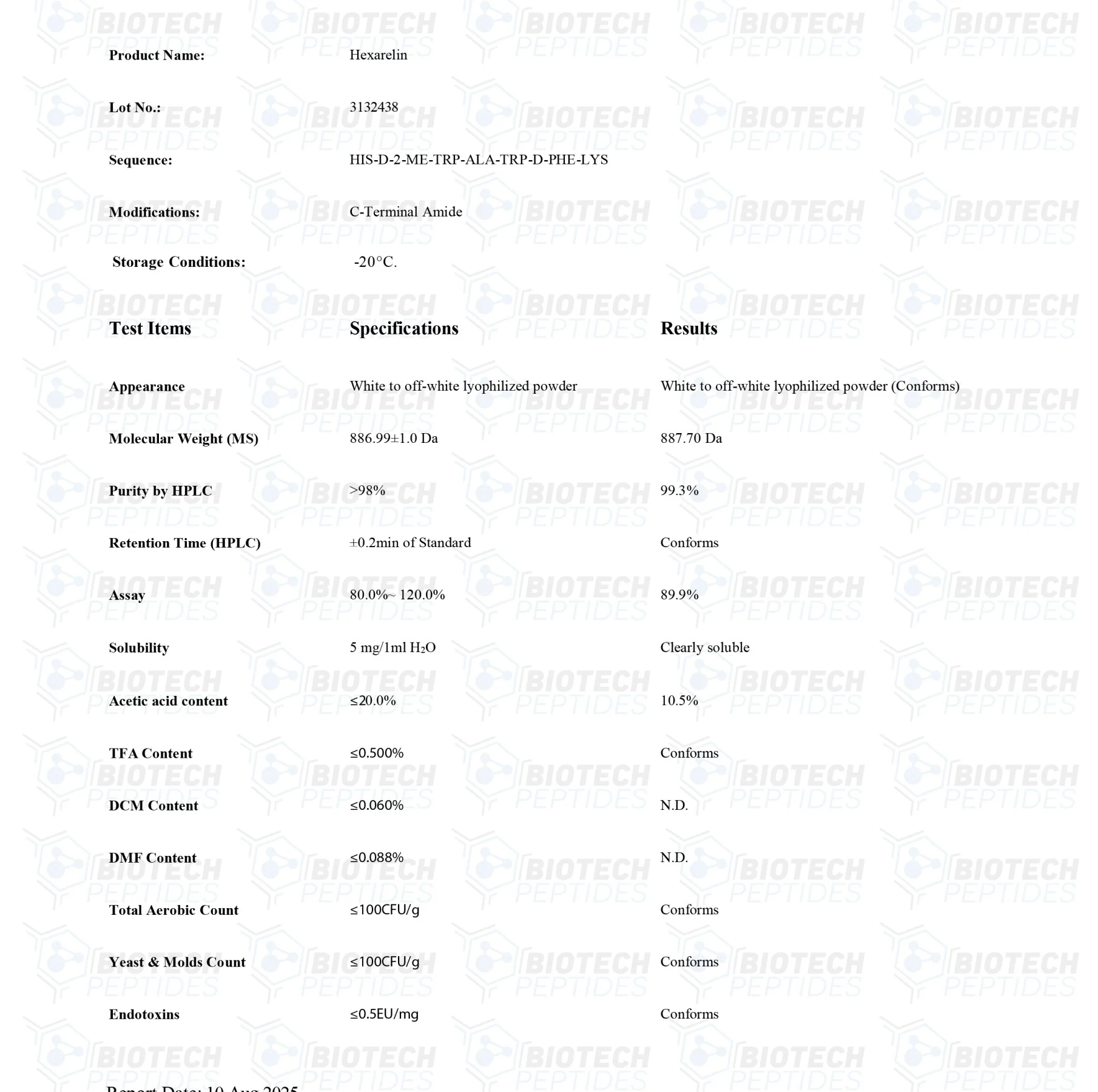 Buy Hexarelin (5mg) - Image 2