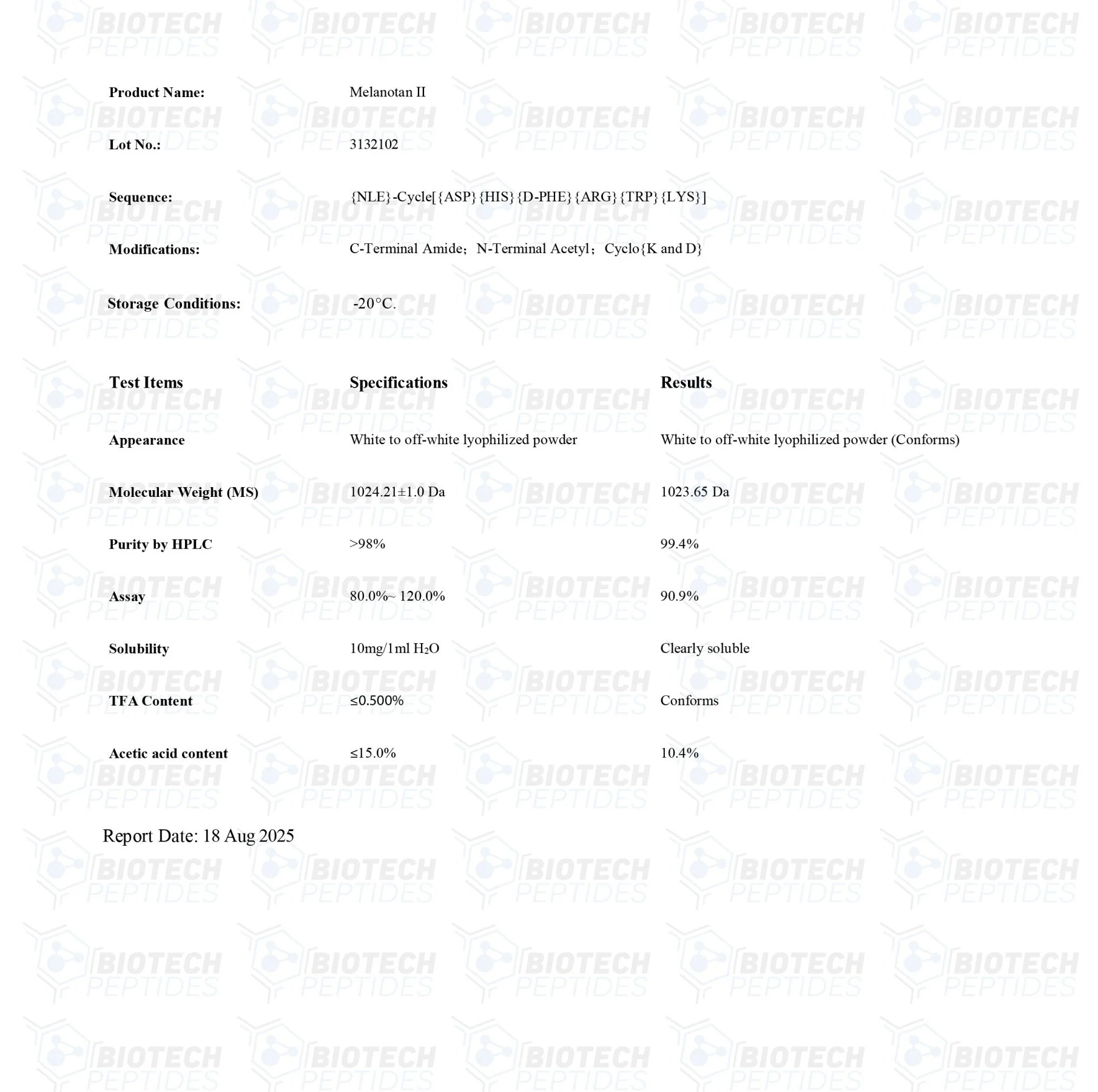Melanotan 2 (2mg & 10mg) - Image 2