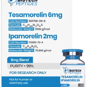 Tesamorelin & Ipamorelin Blend (8mg)